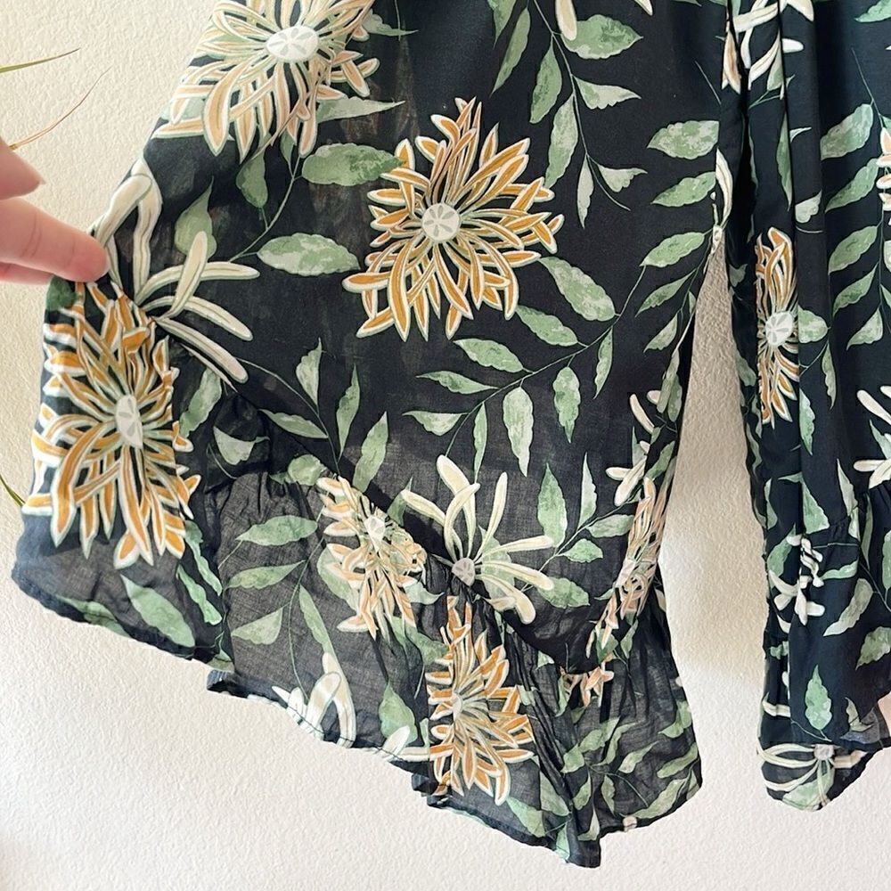 Urban Outfitters Strappy Back Floral Wide Leg Jumpsuit - Picture 9 of 14